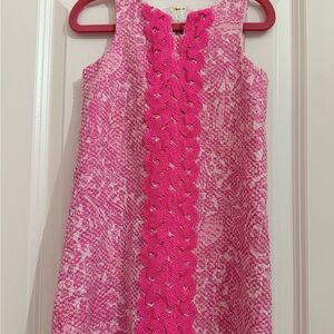 Lilly Pulitzer Pink Sheath Dress for Wedding Guest